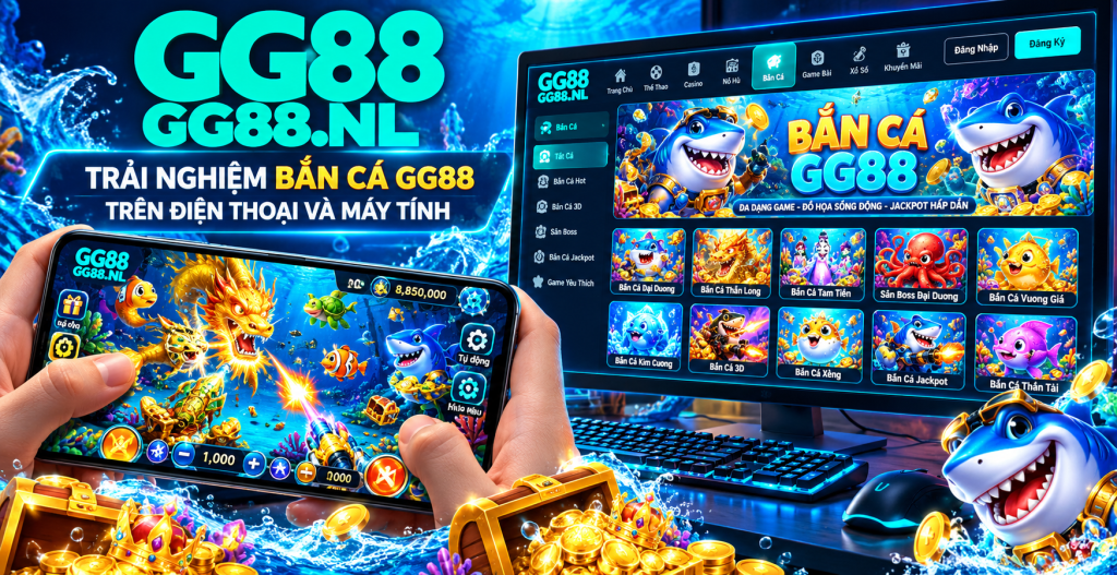 Trải nghiệm Bắn Cá GG88 trên điện thoại và máy tính