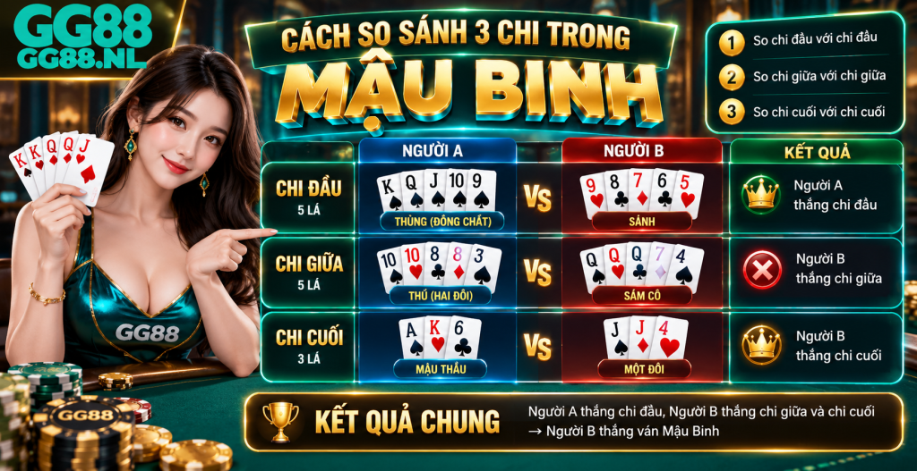 Cách so chi đầu, chi giữa và chi cuối