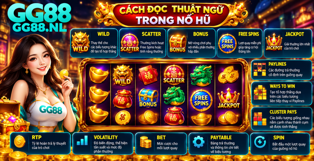 Cách đọc thuật ngữ trong Nổ Hũ