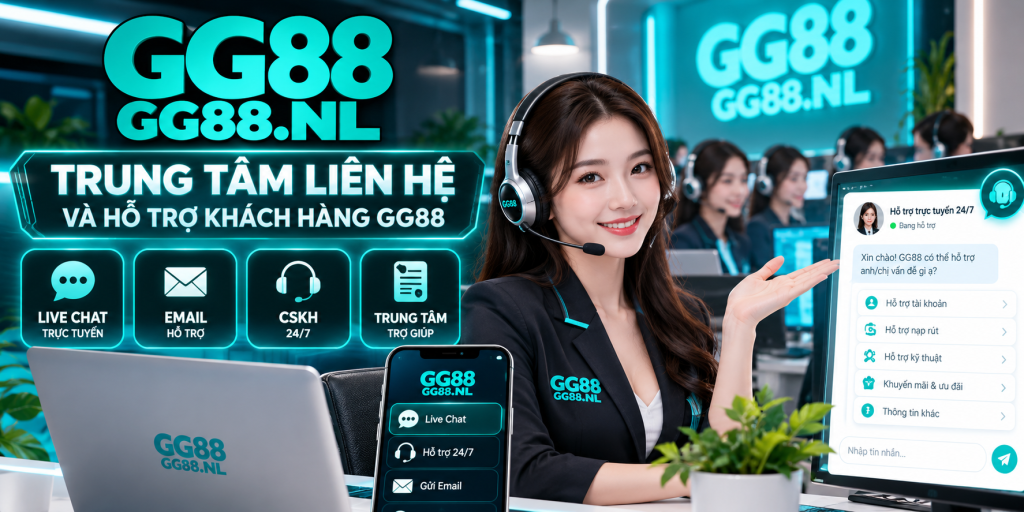 Tổng quan trung tâm Liên hệ và hỗ trợ khách hàng GG88