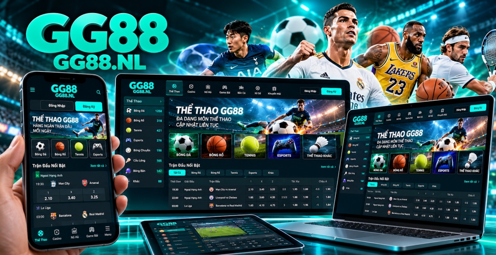 Trải nghiệm Thể Thao GG88 trên điện thoại và máy tính