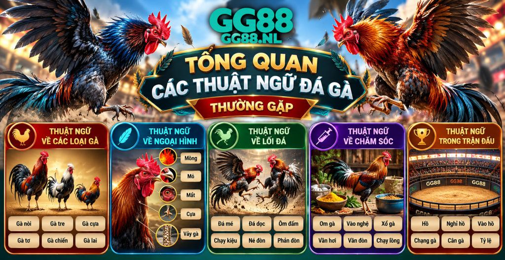Tổng quan các thuật ngữ đá gà thường gặp